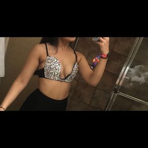 Festival Rhinestone Bra